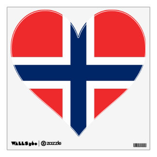 Wall Decals with flag of Norway