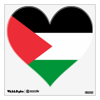 Wall Decals with flag of Palestine