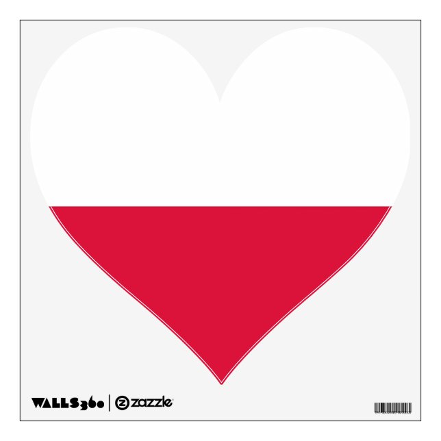 Wall Decals with flag of Poland (Front)