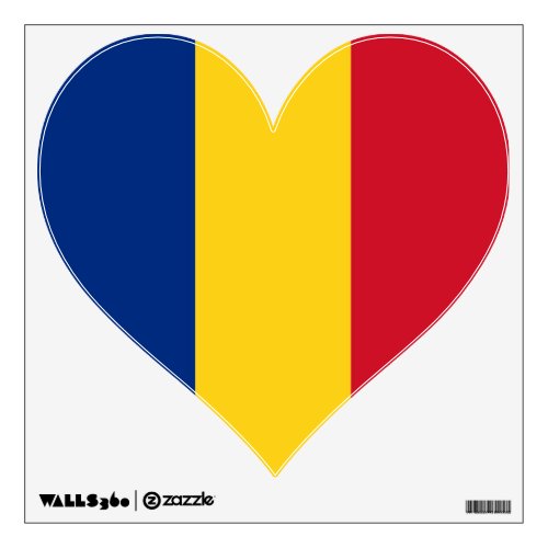 Wall Decals with flag of Romania
