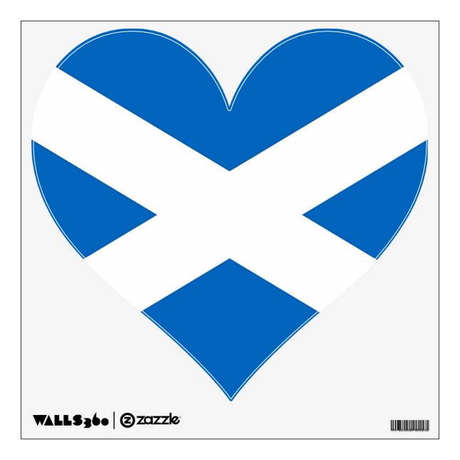 Wall Decals with flag of Scotland (Front)