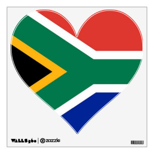 Wall Decals with flag of South Africa