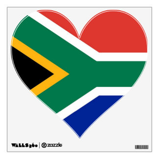Wall Decals with flag of South Africa