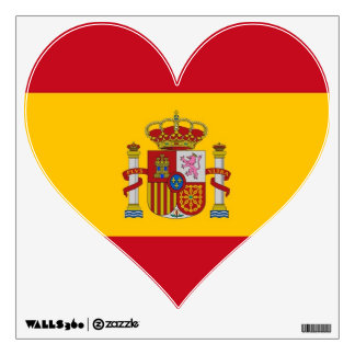 Wall Decals with flag of Spain