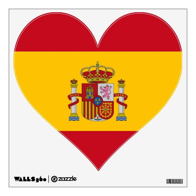Wall Decals with flag of Spain (Front)