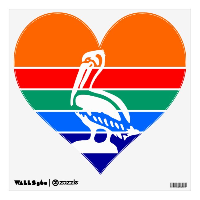 Wall Decals with flag of St. Petersburg (Front)