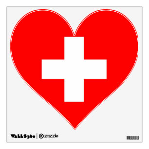 Wall Decals with flag of Switzerland