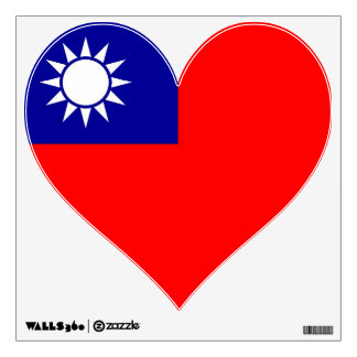 Wall Decals with flag of Taiwan
