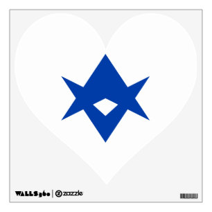 Wall Decals with flag of Toyota City, Japan