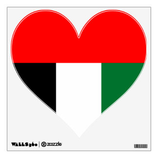 Wall Decals with flag of United Arab Emirates