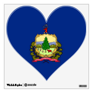 Wall Decals with flag of Vermont, U.S.A.