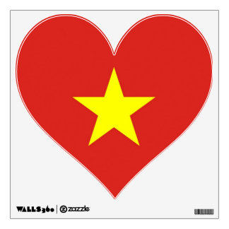 Wall Decals with flag of Vietnam