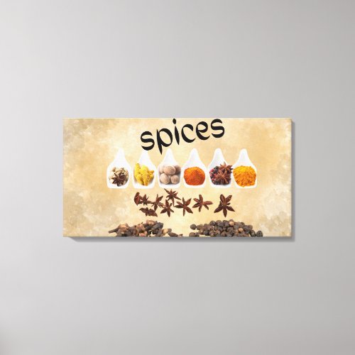 Wall Decor Colorful Spice in Spoon 