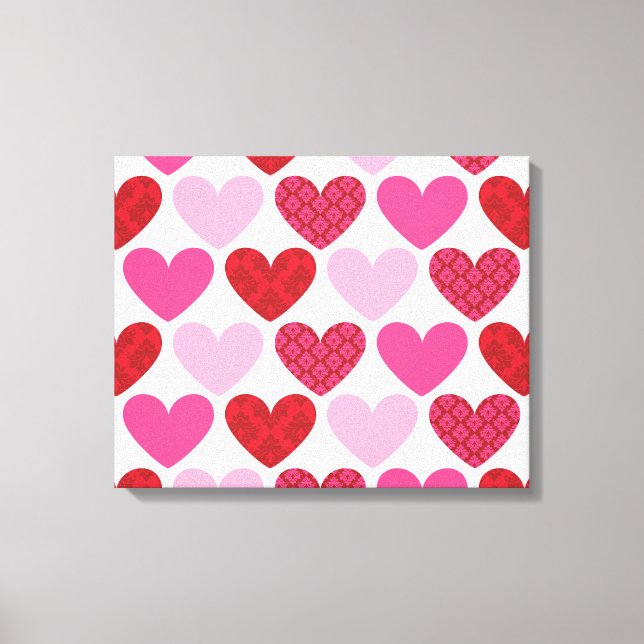 WALL DECOR :: damask hearts 1 (Front)
