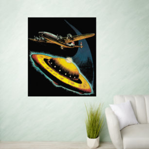 WALL DECOR Vintage Comic Pulp Magazine Sci FI Wall Decal