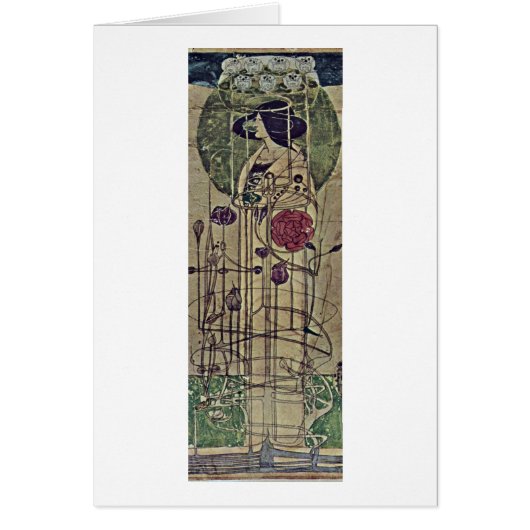 Wall Decoration By Charles Rennie Mackintosh Cards (Front)