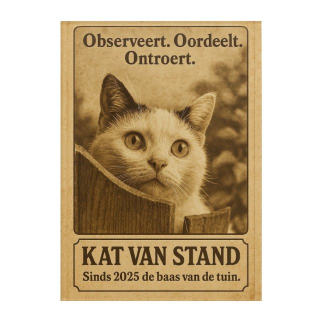 Wall decoration kat Marley (Front)