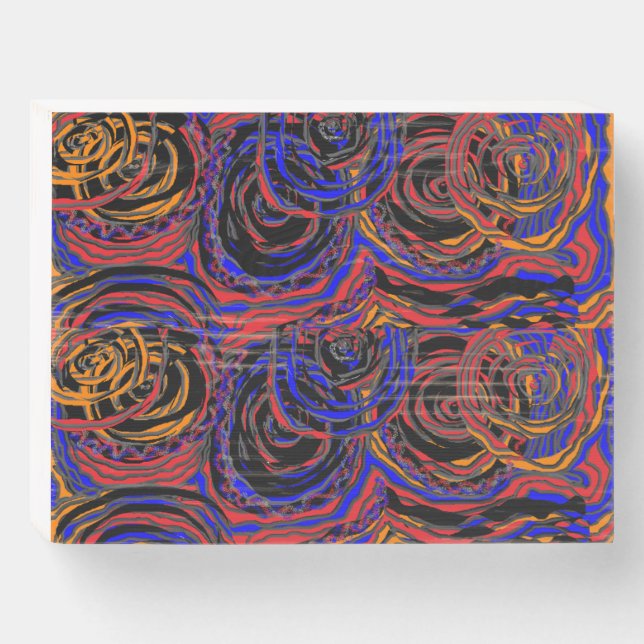 Wall decoration wooden box sign (Front Horizontal)