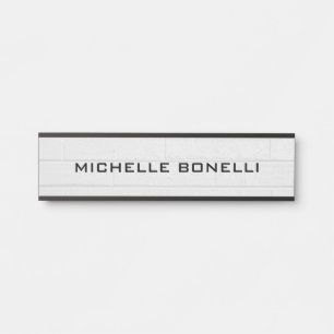 Wall Design Background Plain Modern Grey Black Door Sign