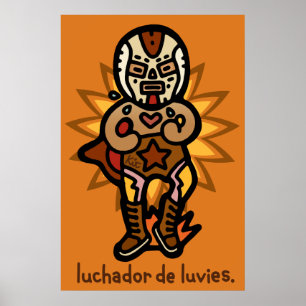 wall drop. poster