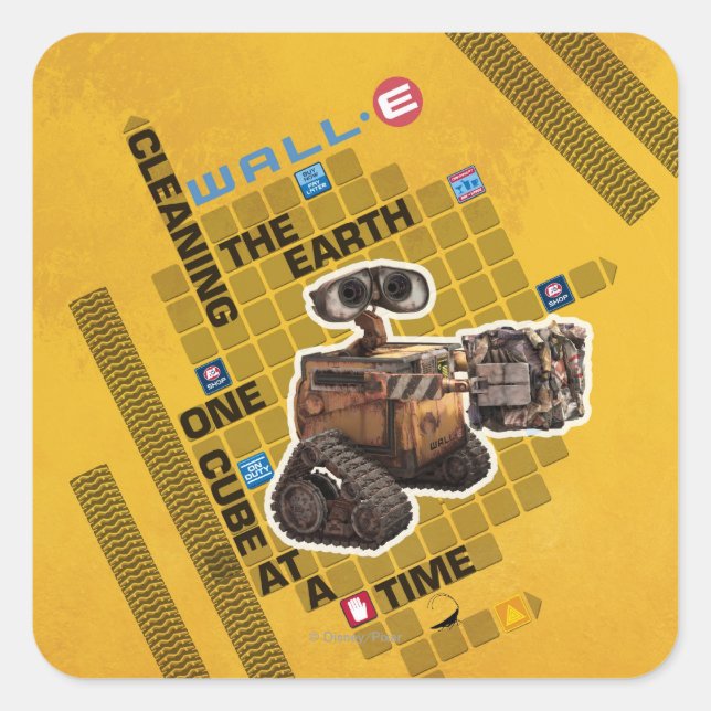 Wall-E 1 Square Sticker (Front)