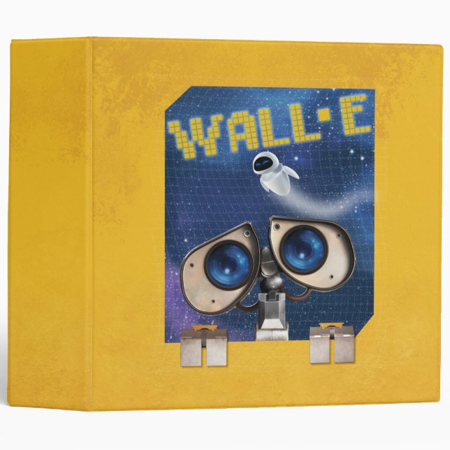 WALL-E 2 3 RING BINDER (Front/Spine)