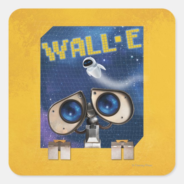 WALL-E 2 SQUARE STICKER (Front)