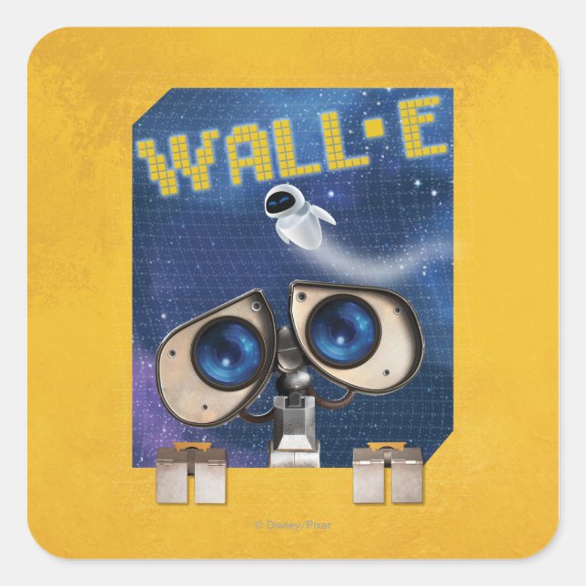 WALL-E 2 SQUARE STICKER (Front)