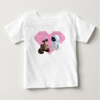 WALL-E and Eve Pixel Heart