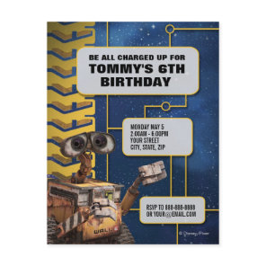 WALL-E Birthday Invitation