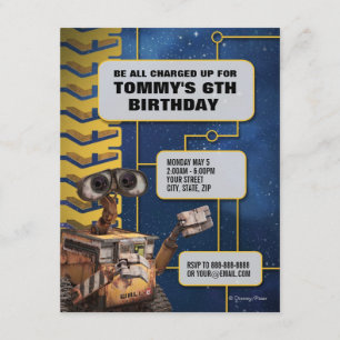 WALL-E Birthday Invitation