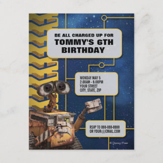 WALL-E Birthday Invitation