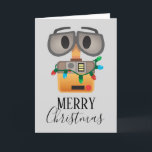 WALL-E Christmas Lights Holiday Card<br><div class="desc">Celebrate the holidays and your love of Disney/Pixar with this cute Christmas design featuring Wall-e.</div>
