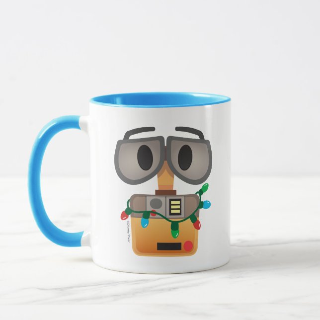 WALL-E Christmas Lights Mug (Left)