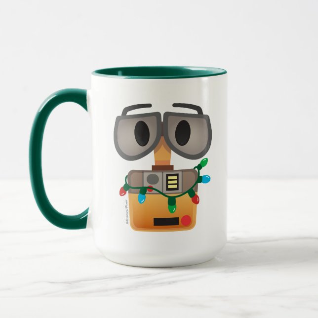 WALL-E Christmas Lights Mug (Left)
