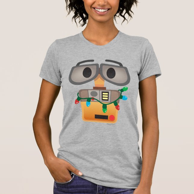 WALL-E Christmas Lights T-Shirt (Front)