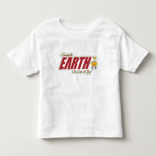 WALL_E cleaning the EARTH one cube at a time Toddler T_shirt