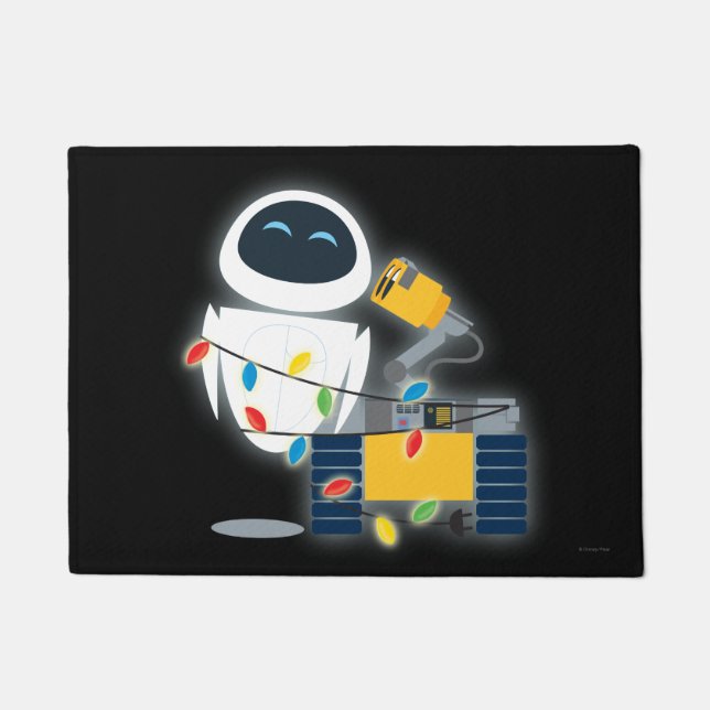 WALL-E & EVE Christmas Doormat (Front)