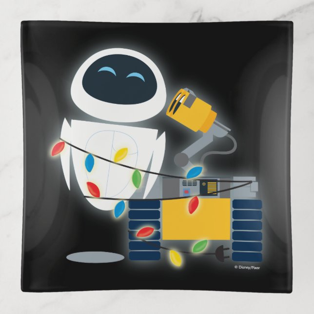 WALL-E & EVE Christmas Trinket Tray (Front)