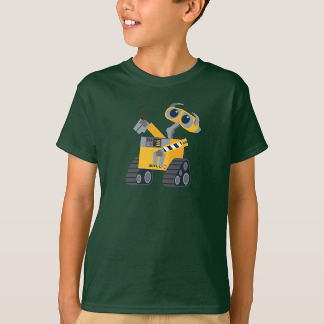 WALL-E Picking Up A Treasure T-Shirt (Front)