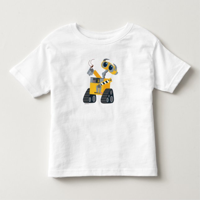 WALL-E Picking Up A Treasure Toddler T-shirt (Front)
