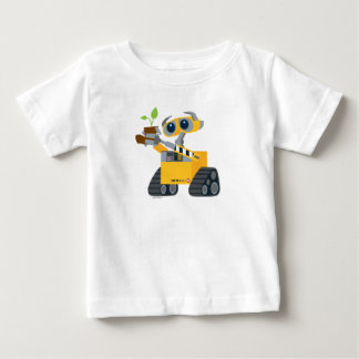 WALL-E robot sad holding plant Baby T-Shirt
