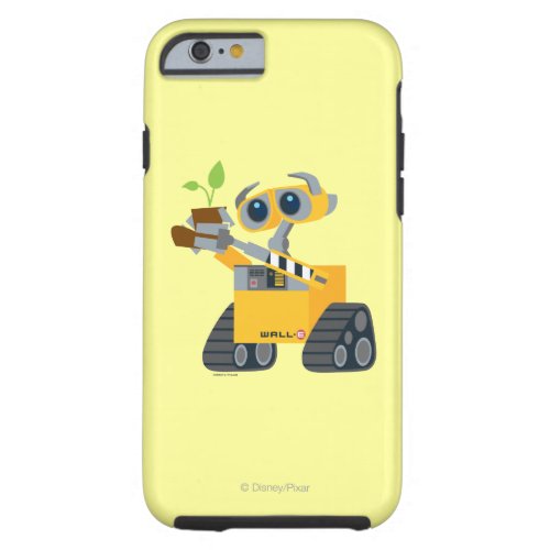 WALL_E robot sad holding plant Tough iPhone 6 Case