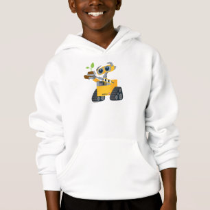 WALL-E robot sad holding plant Hoodie