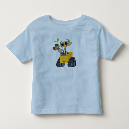 WALL_E robot sad holding plant Toddler T_shirt