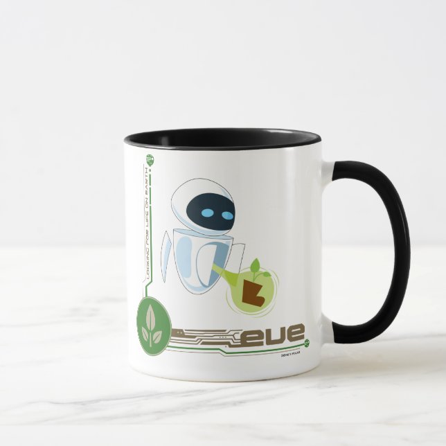 Wall*E with Eve the plant Disney Mug (Right)