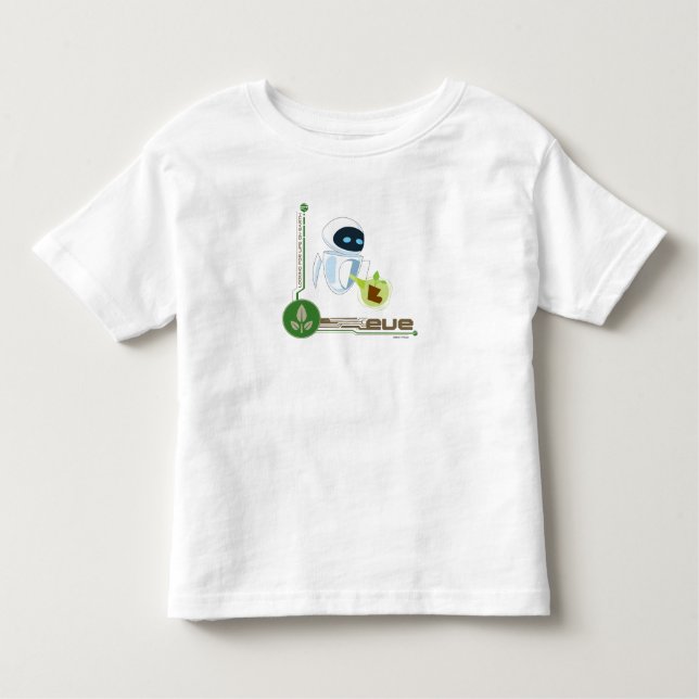 Wall*E with Eve the plant Disney Toddler T-shirt (Front)