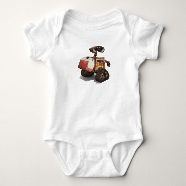 WALL-E with lunchbox cooler igloo Baby Bodysuit (Front)