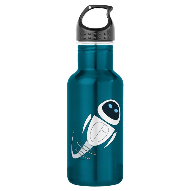 WALL*E's Eve flying Disney Stainless Steel Water Bottle (Front)