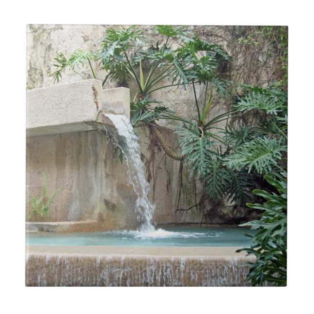 Wall Fountain Ceramic Tile (Front)
